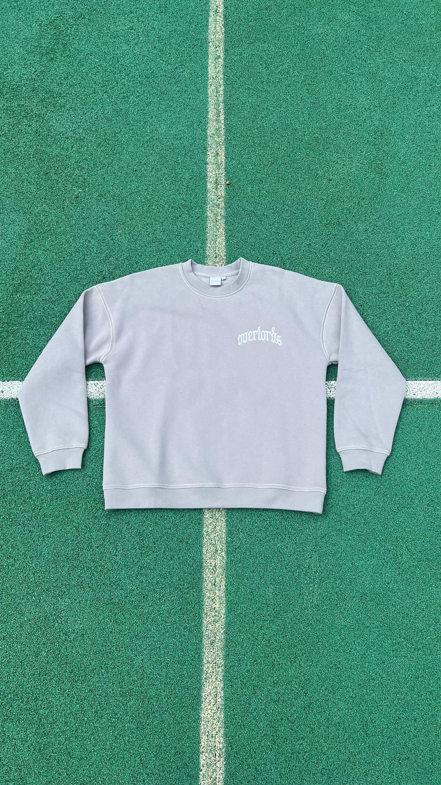 OL GREY STAPLE STITCH SWEATSHIRT