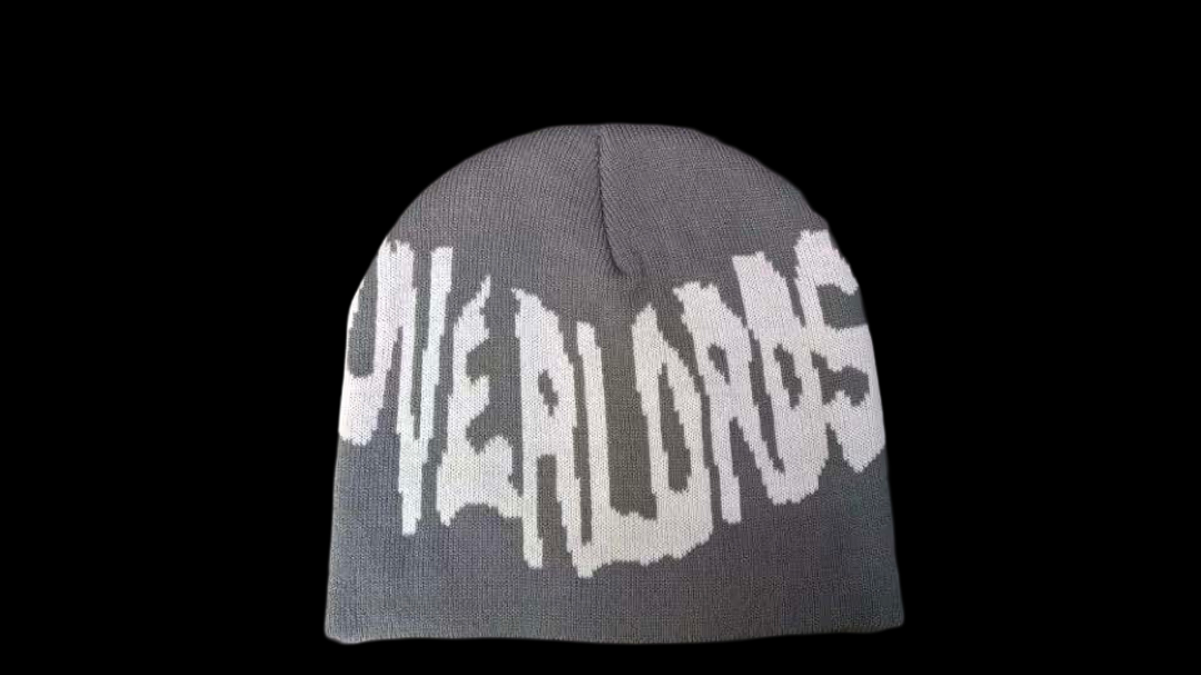 OL WRAPPED GREY BEANIE